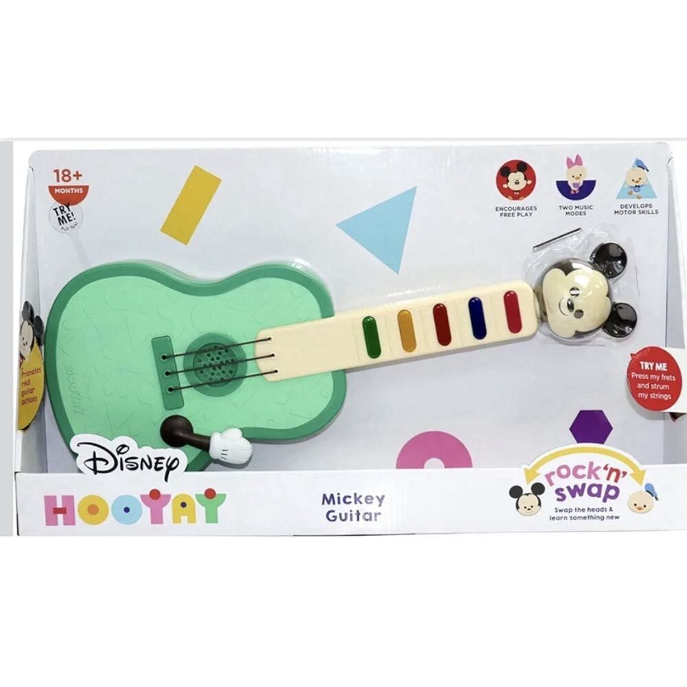 Disney Mickey Mouse Hooyay Musical Guitar Free Play & Rhythm Rocker